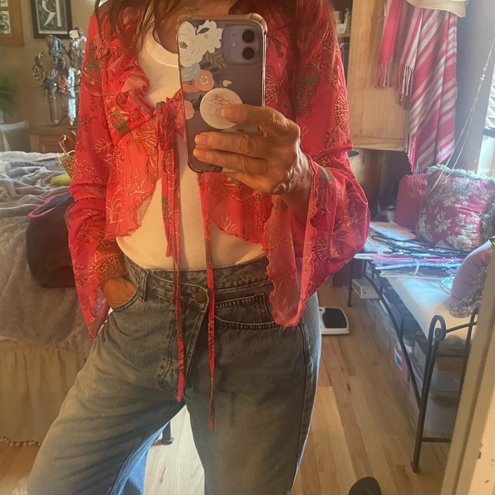 Pink flowy top - Picture 8 of 8